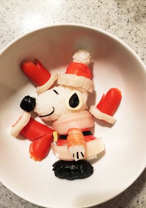 スヌーピーサンタ-レシピのメイン写真