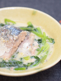 妊娠、授乳中に!さば水煮缶の豆乳みそ煮-レシピのメイン写真