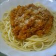 ミート味噌ソーススパゲティ