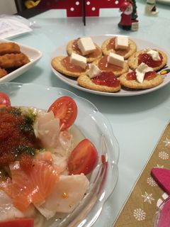ホタテとサーモンのマリネ-レシピのメイン写真