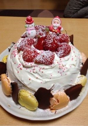 クリスマスケーキ-レシピのメイン写真