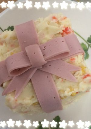 クリスマス★ポテトサラダでプレゼント-レシピのメイン写真