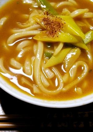 お一人様ランチに簡単「カレーうどん」-レシピのメイン写真