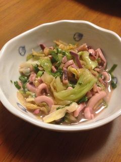 イカの塩辛アレンジレシピ!炒め物!-レシピのメイン写真