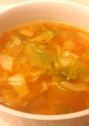トマトソースと野菜だけヘルシースープ-レシピのメイン写真