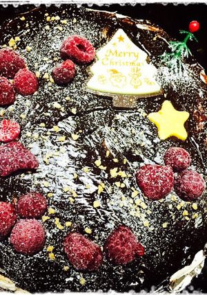 チョコケーキ〜ガナッシュピーチ風〜-レシピのメイン写真