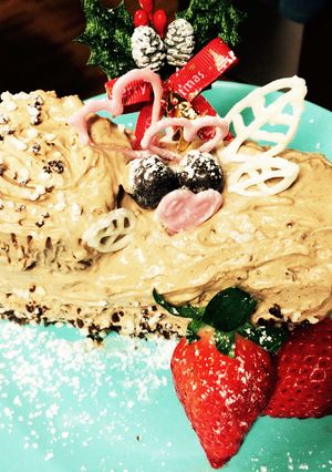 簡単♡アイスケーキ風ブッシュドノエル♡-レシピのメイン写真
