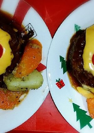 ベイマックス♡チーズハンバーグ-レシピのメイン写真