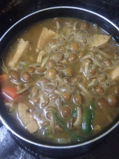 ナメコと納豆 変わりスープカレー-レシピのメイン写真