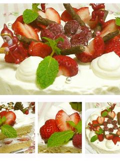 大切な日に♪苺のデコレーションケーキ❤-レシピのメイン写真