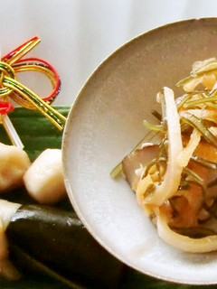 麦味噌と干し椎茸で、簡単おせちの松前漬を-レシピのメイン写真