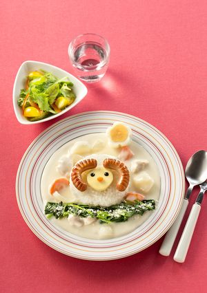 ほうれん草たっぷり羊さんのシチュー-レシピのメイン写真