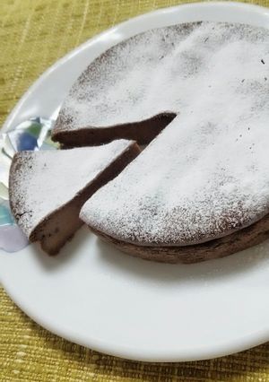 水切りヨーグルトでチーズチョコケーキ!-レシピのメイン写真