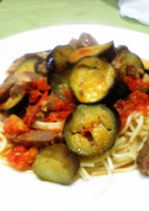 激ウマ！！　茹で豚　DE　PASTA-レシピのメイン写真