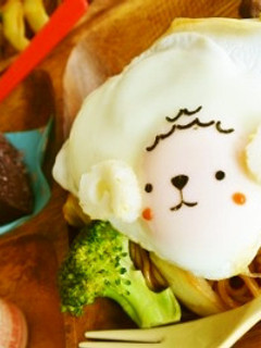 目玉焼きでひつじ♪お弁当にもお料理にも♪-レシピのメイン写真