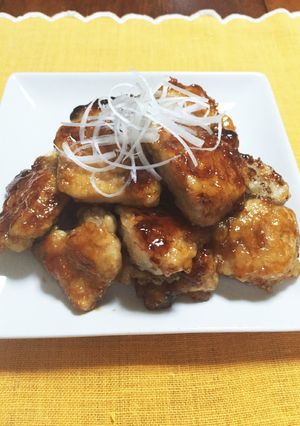 簡単！鶏胸肉の甘酢煮。お酢でやわらかい！-レシピのメイン写真