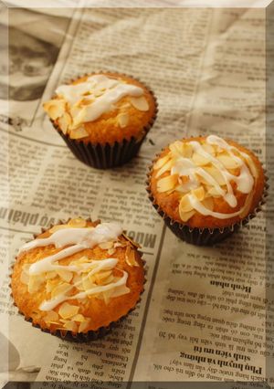 * 太白ごま油deりんごのカップケーキ♪-レシピのメイン写真