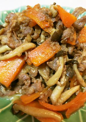 NZ産ラム肉の甘辛和風炒め-レシピのメイン写真