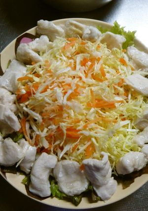 鶏のささみサラダ-レシピのメイン写真