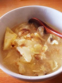 おこげキャベツのかき玉スープ-レシピのメイン写真