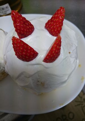 お手軽♪蒸しパンでミニケーキ☆-レシピのメイン写真