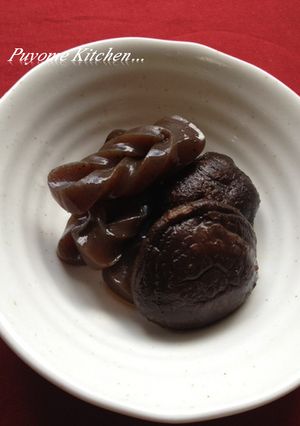 しいたけと手綱こんにゃくの煮物-レシピのメイン写真