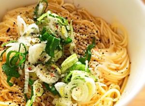 簡単＊1人ランチ＊釜玉そうめん＊アレンジ-レシピのメイン写真