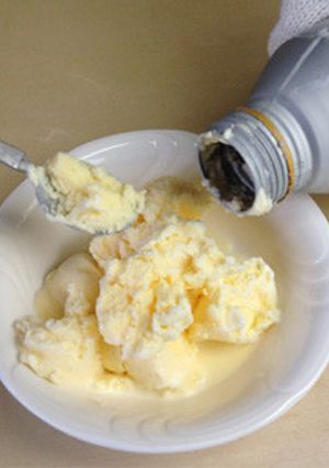 空き缶で作るアイスクリーム【天狗缶詰】-レシピのメイン写真