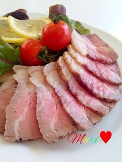 レンジで楽々♡ローストビーフ-レシピのメイン写真