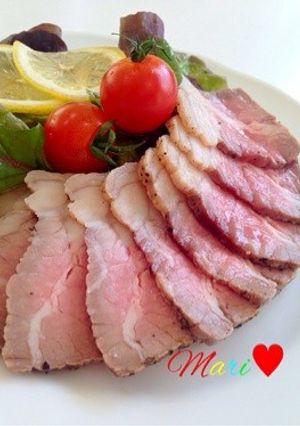 レンジで楽々♡ローストビーフ-レシピのメイン写真