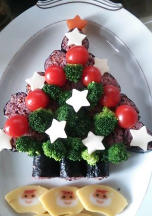 クリスマス のり巻き-レシピのメイン写真