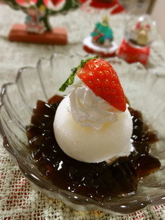 プチデザート♪コーヒーゼリー&雪見大福-レシピのメイン写真