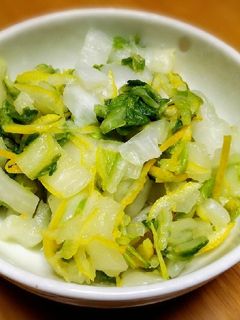 とっても簡単☆白菜とゆずの浅漬-レシピのメイン写真