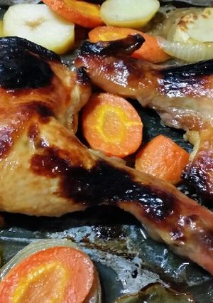 クリスマスも離乳食取分けローストチキン-レシピのメイン写真