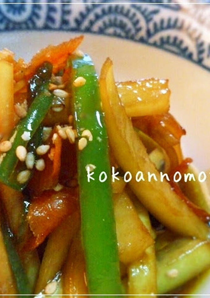 大根と人参の皮で3色きんぴら-レシピのメイン写真