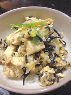 ひじきの炒り豆腐・簡単-レシピのメイン写真