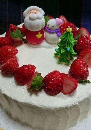 2014X'masデコレーションケーキ-レシピのメイン写真