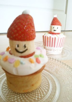 サンタのにんじんマフィン-レシピのメイン写真