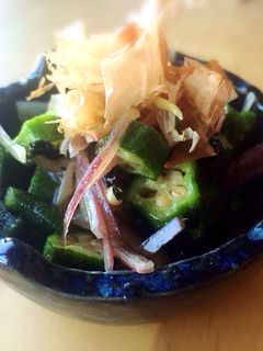 おくらとみょうがのごま油和え-レシピのメイン写真