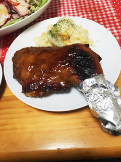 骨つきもも肉 照り焼き オーブン-レシピのメイン写真