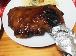 骨つきもも肉 照り焼き オーブン-レシピのメイン写真