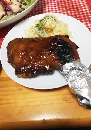 骨つきもも肉 照り焼き オーブン-レシピのメイン写真