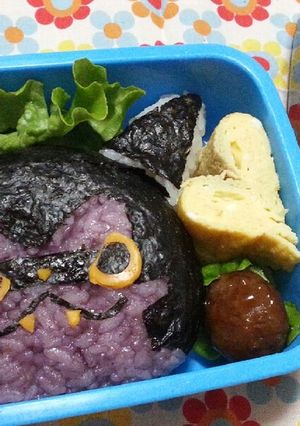 妖怪ウォッチキャラ弁～ダークニャン-レシピのメイン写真