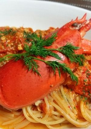 ロブスターのトマトクリームパスタ-レシピのメイン写真