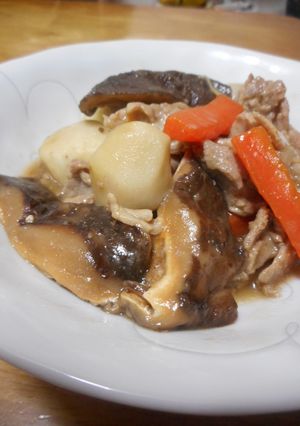 豚肉と里芋、にんじん、しいたけの中華煮-レシピのメイン写真