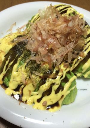 俺流おつまみ！お好み焼き風アボカド-レシピのメイン写真