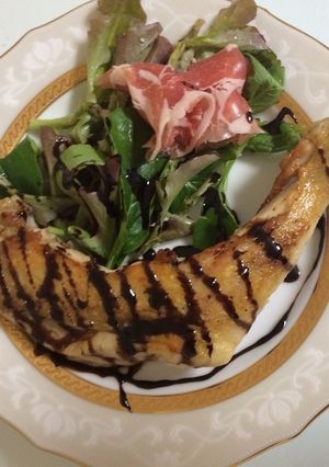 簡単！チキンのバルサミコソース添え-レシピのメイン写真