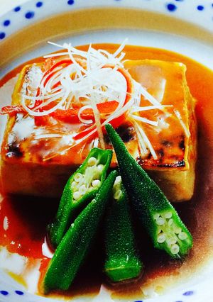 紅白で目出度い！豆腐の味噌煮-レシピのメイン写真