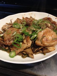 鶏肉ときのこのポン酢マヨ炒め-レシピのメイン写真