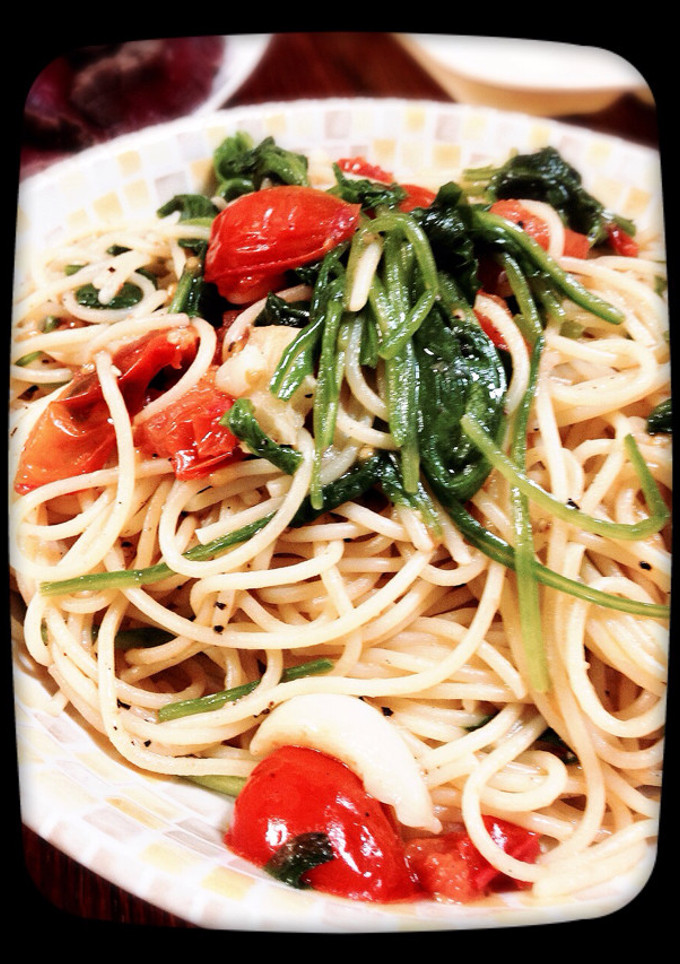 トマトとほうれん草のパスタ☆-レシピのメイン写真